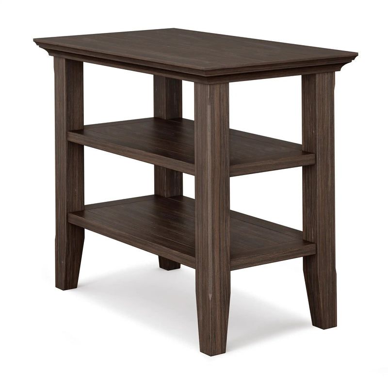 Acadian - Narrow Side Table - Farmhouse Brown by Unique Piece Furniture