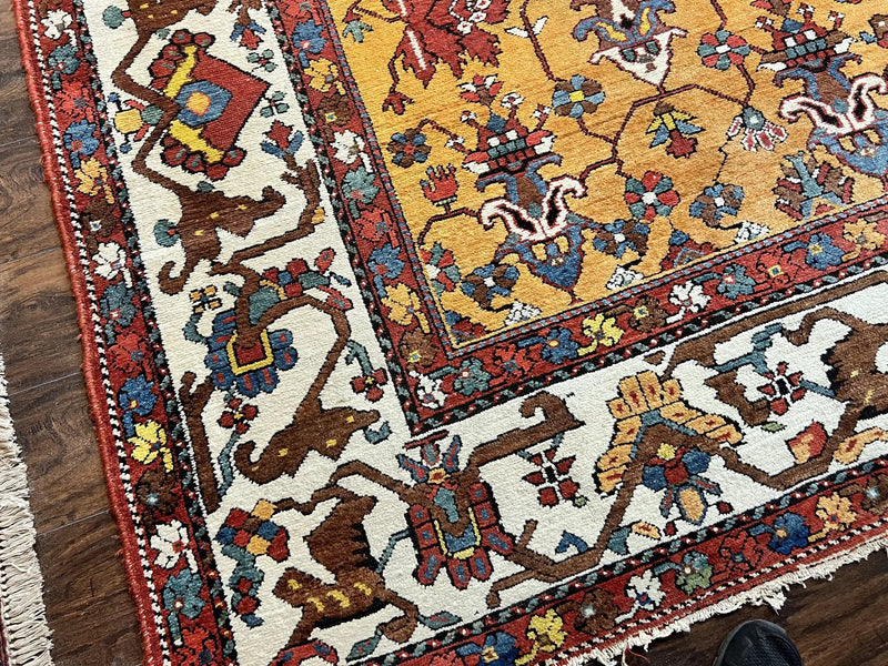 Antique Persian Bakhtiari Rug 14x19 – Rare Palace Size Carpet by Jewel Rugs