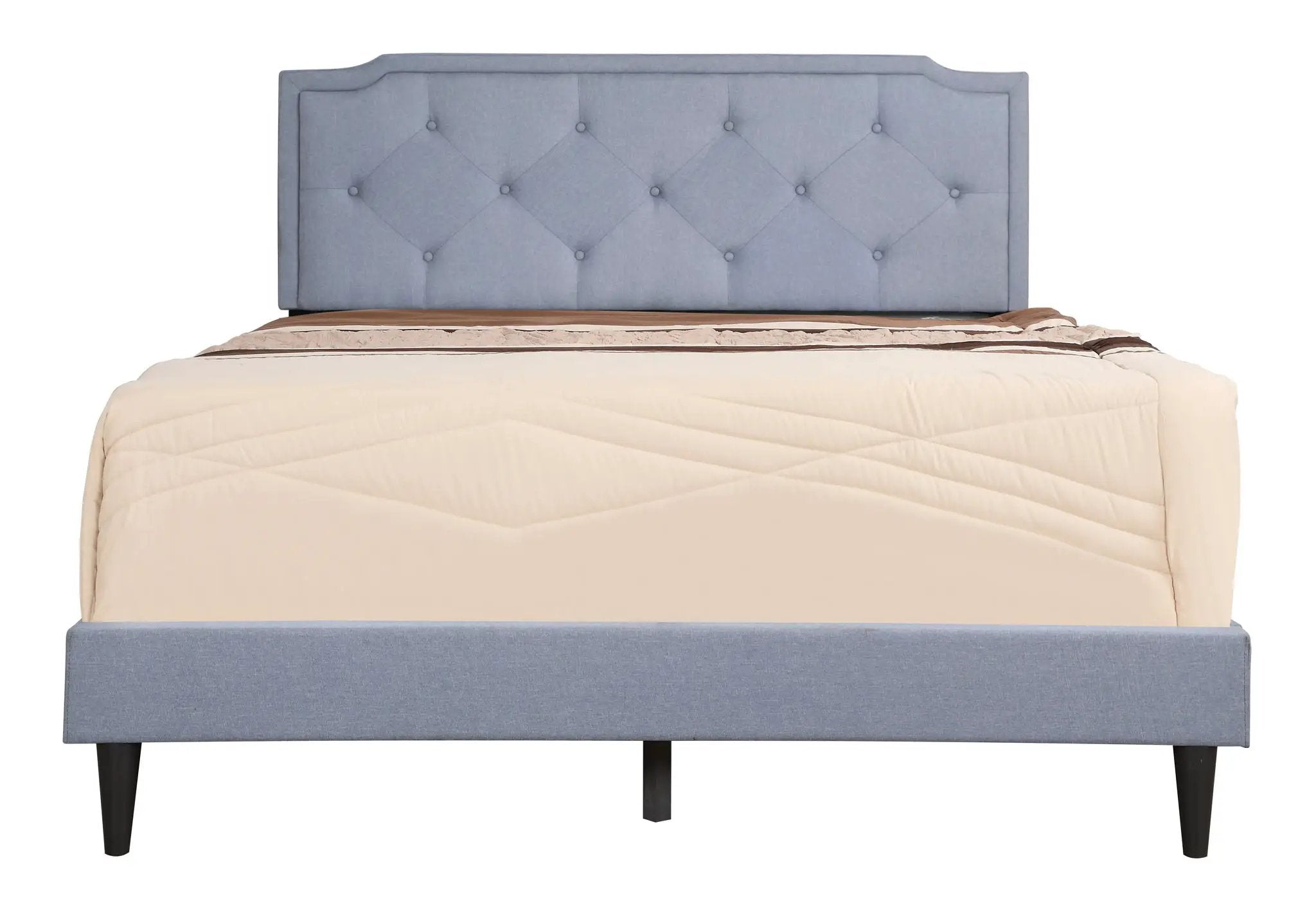 Button Tufted Bed Charming For Cozy Spaces by Unique Piece Furniture