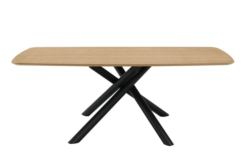 Lawton - 7 Pieces Dining Room Set - Natural / Black / Gray by Unique Piece Furniture