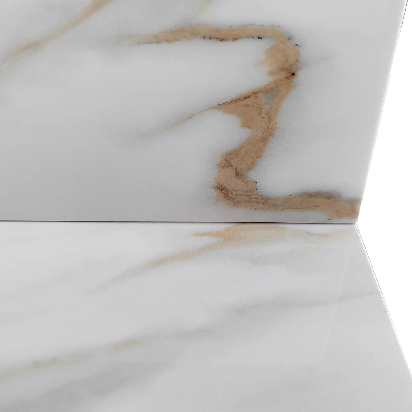 Vanity Top With Undermount Sink And Backsplash, Sintered Stone by HouseOfZazla