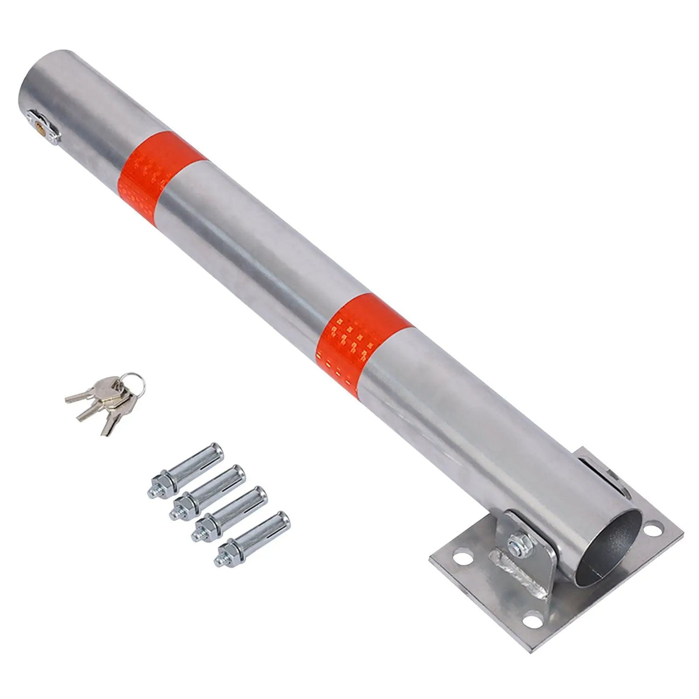 Parking Bollard Pole Barrier With Lock for Car Parking Protection by HouseOfZazla