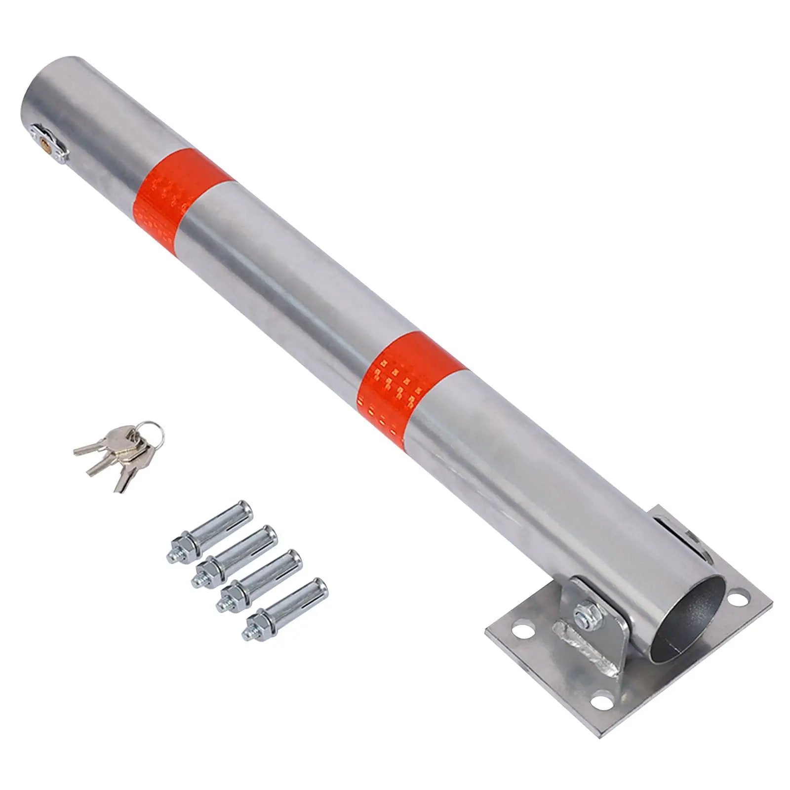 Parking Bollard Pole Barrier With Lock for Car Parking Protection by HouseOfZazla