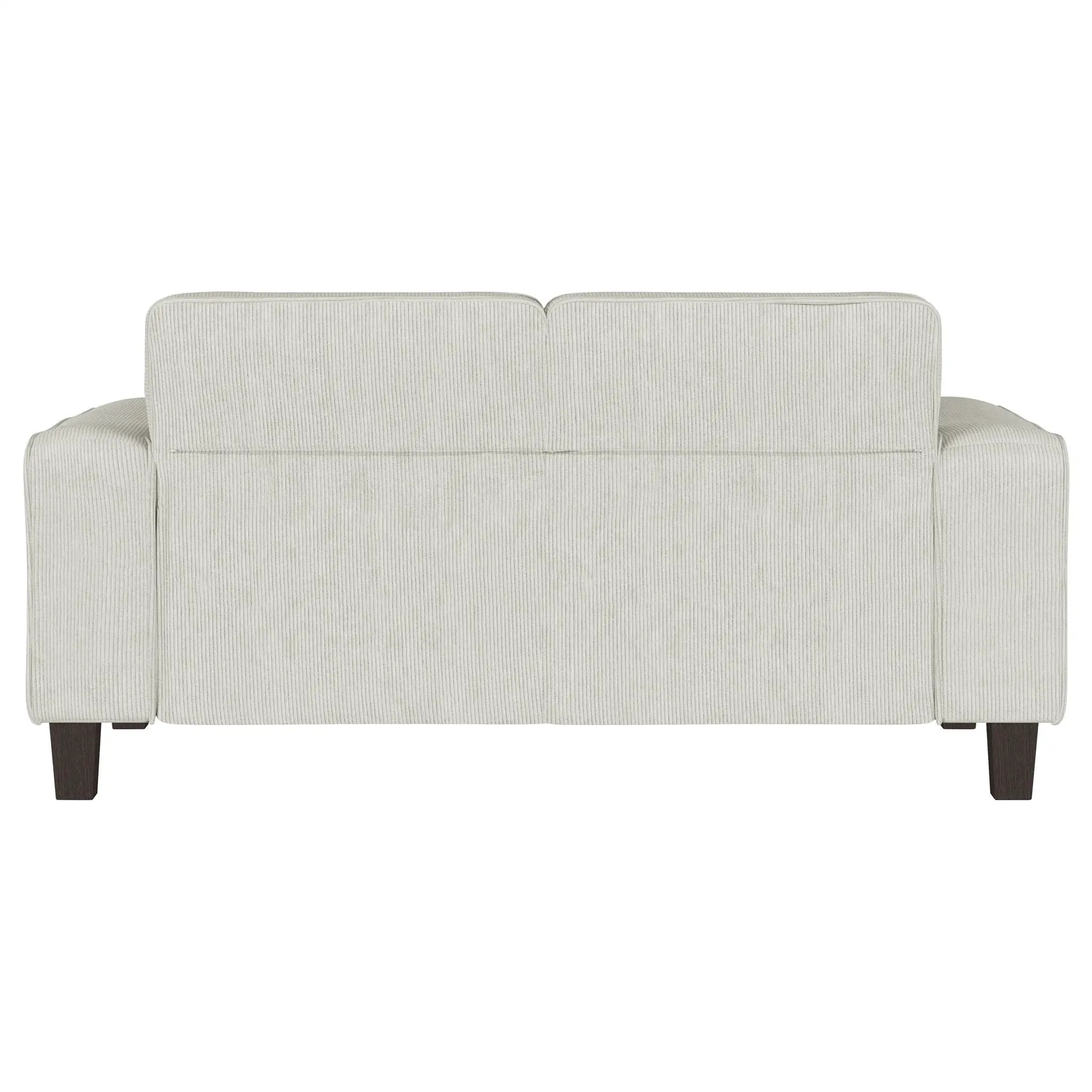 Xana - Track Arm Tufted Loveseat - Greige