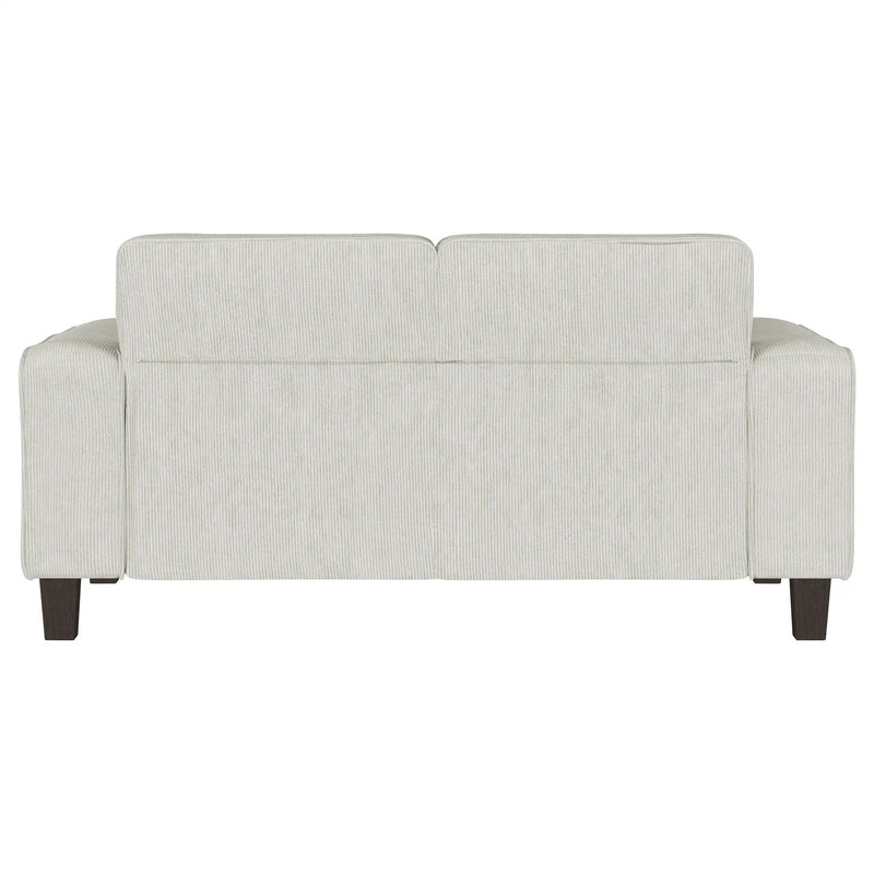 Xana - Track Arm Tufted Loveseat - Greige