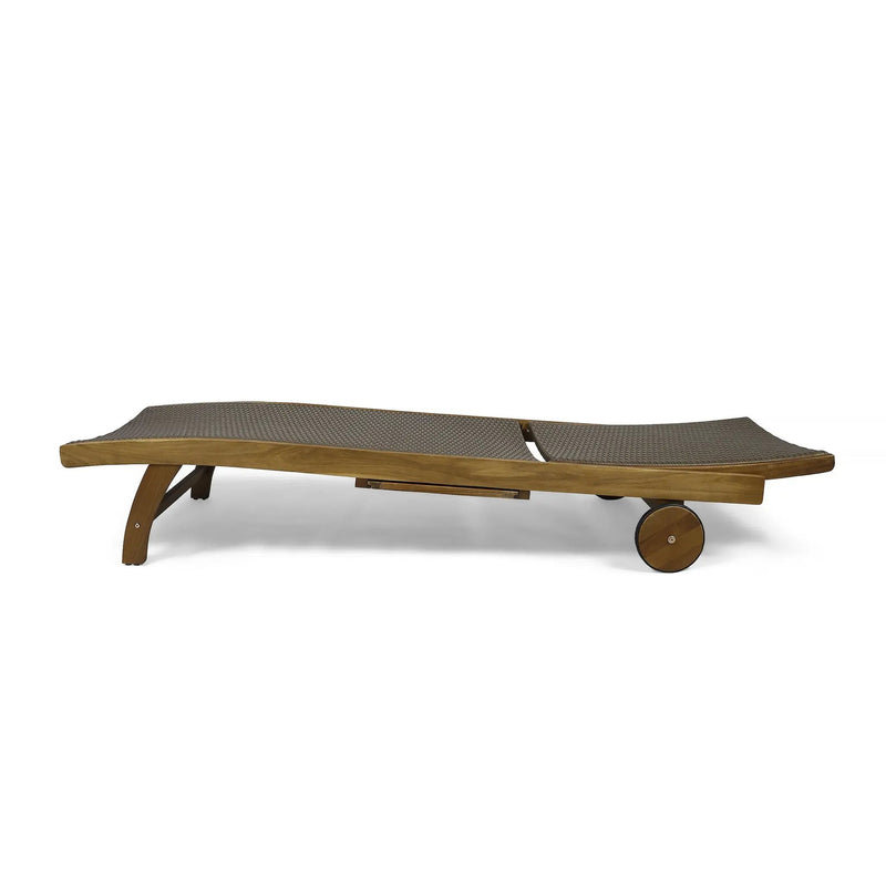 Banzai Chaise Lounge with Pull-Out Tray [Set of 2 Pcs] by HouseOfZazla