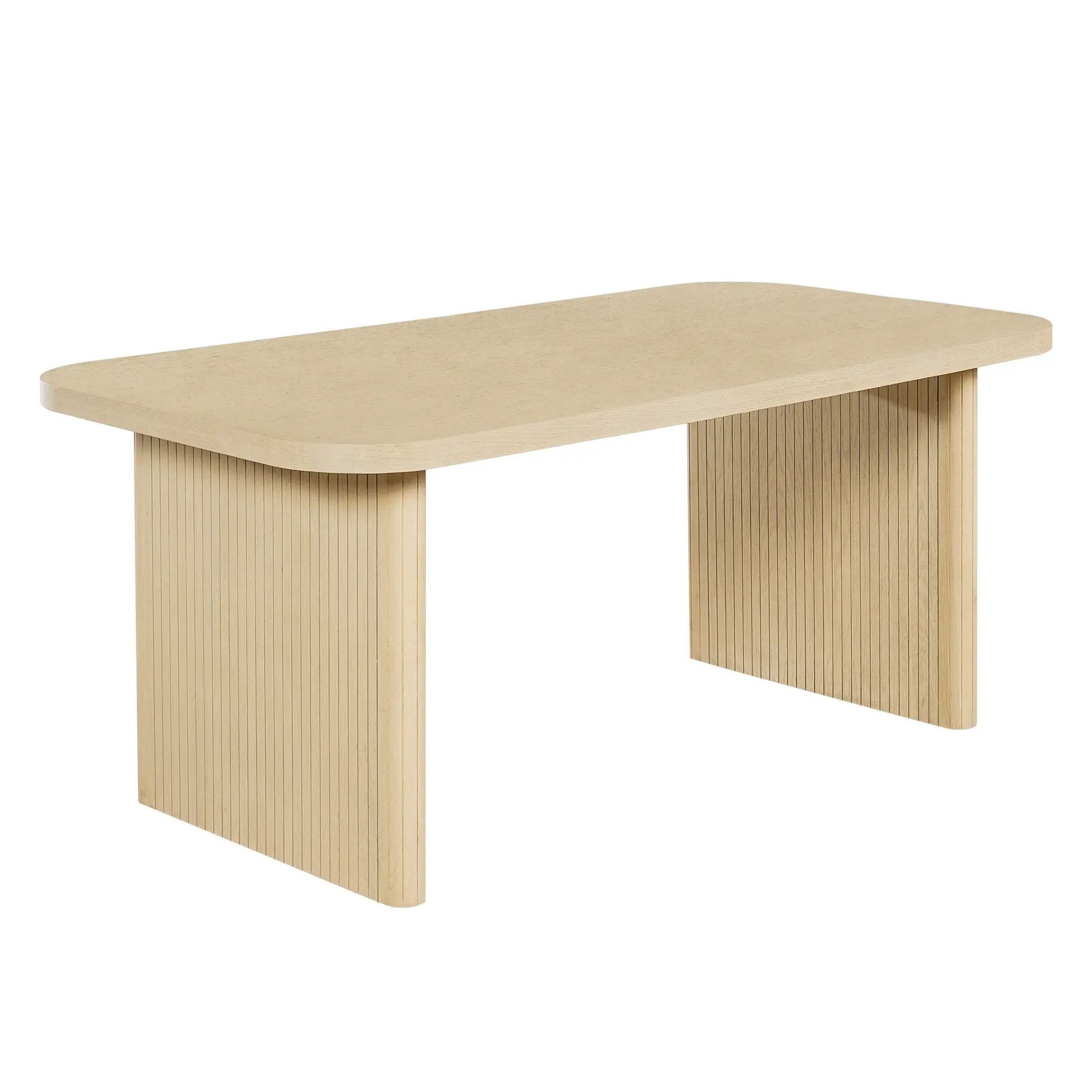 Natural Oak Veneer Dining Table by HouseOfZazla