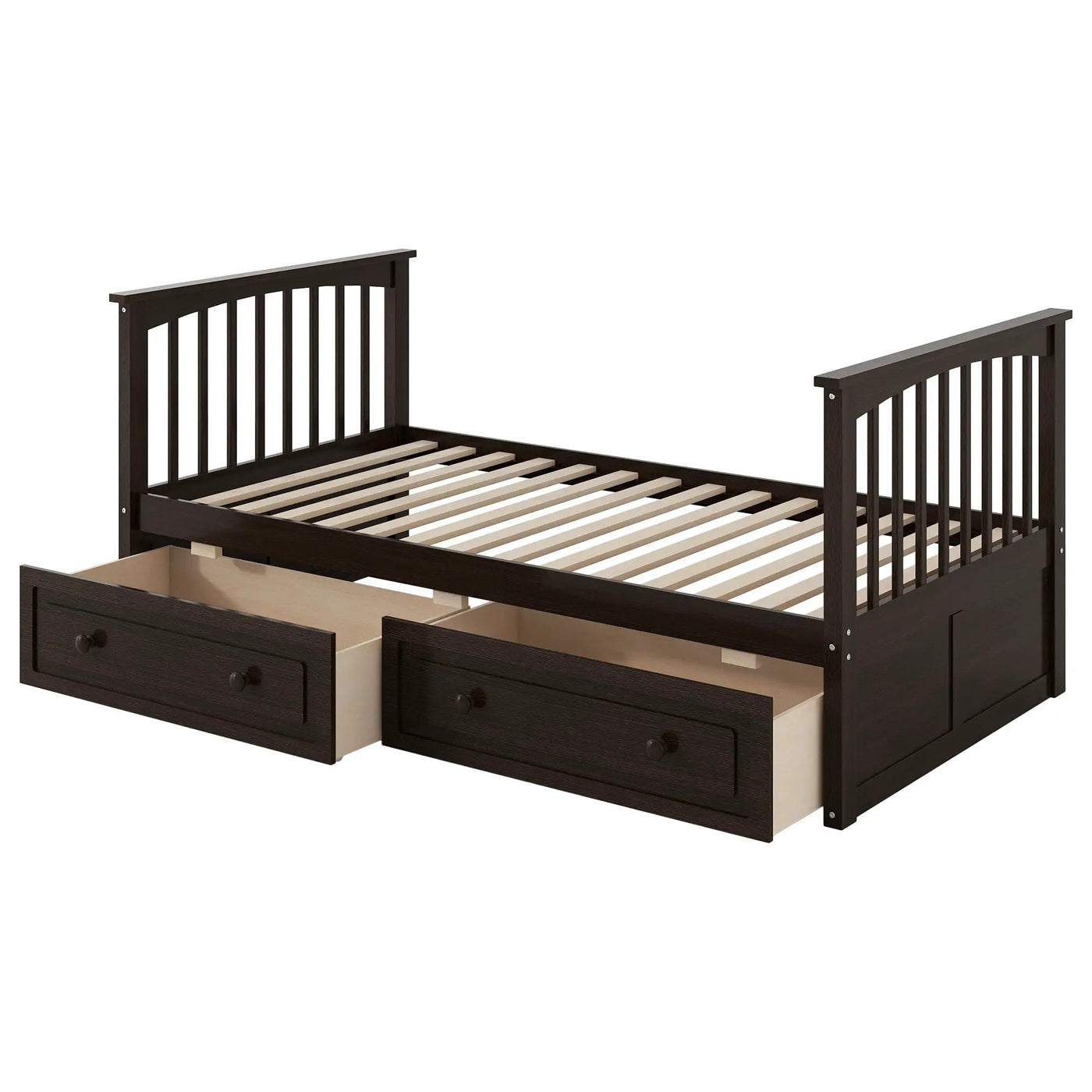 Bunk Bed With Drawers, Convertible Design by HouseOfZazla