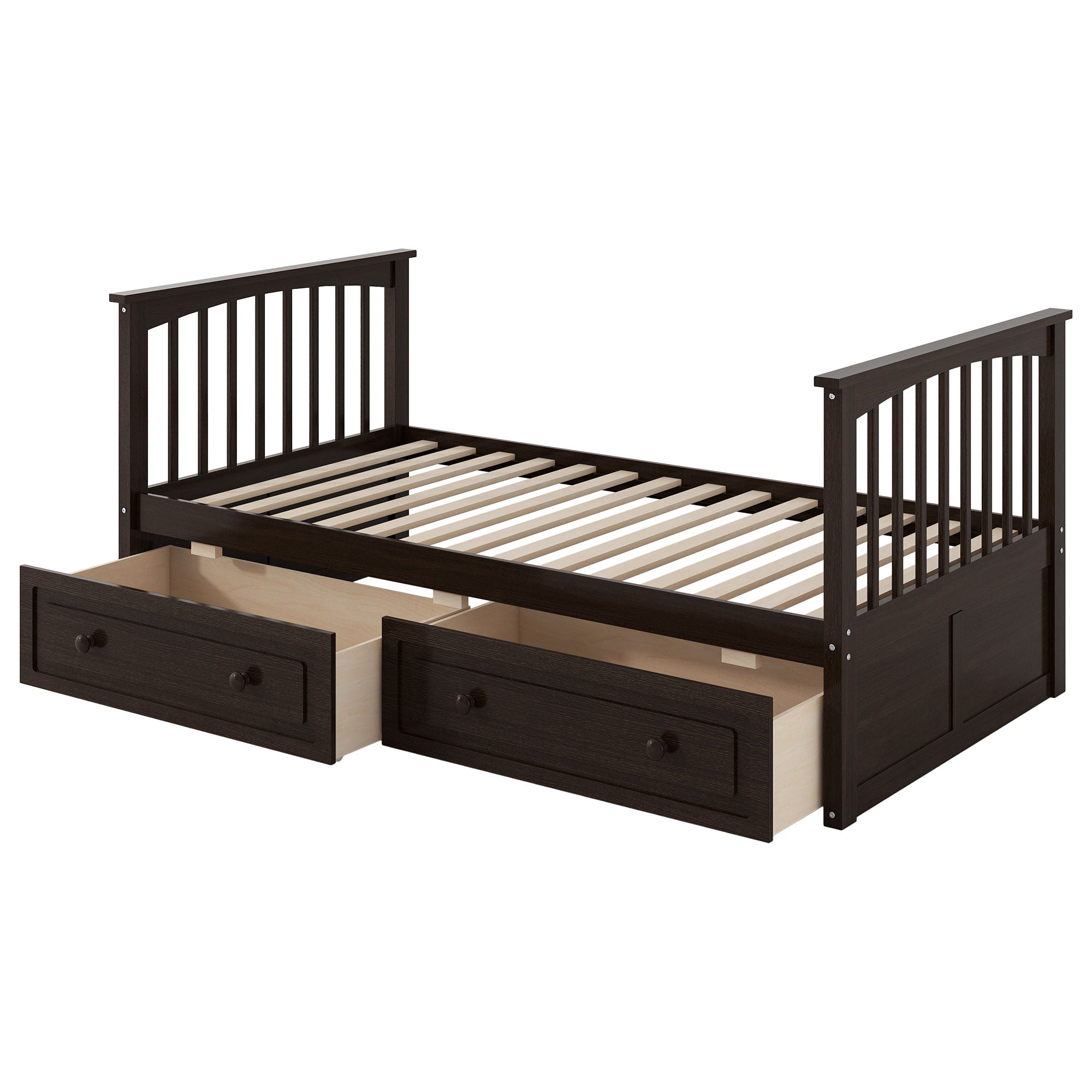 Bunk Bed With Drawers, Convertible Design by HouseOfZazla