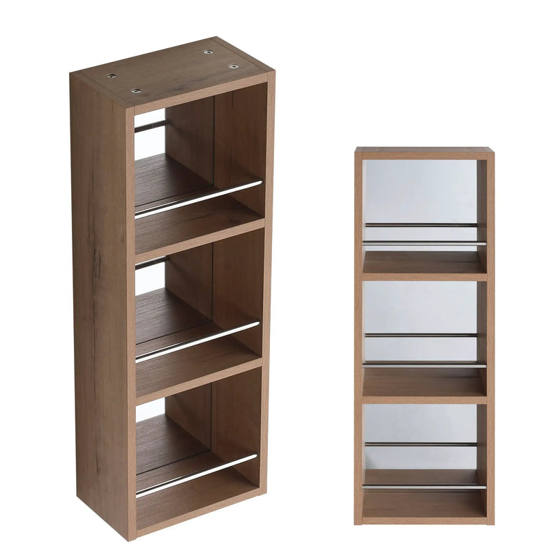 10'' Wall Mounted Bathroom Mirror Cabinet with Open Storage by HouseOfZazla