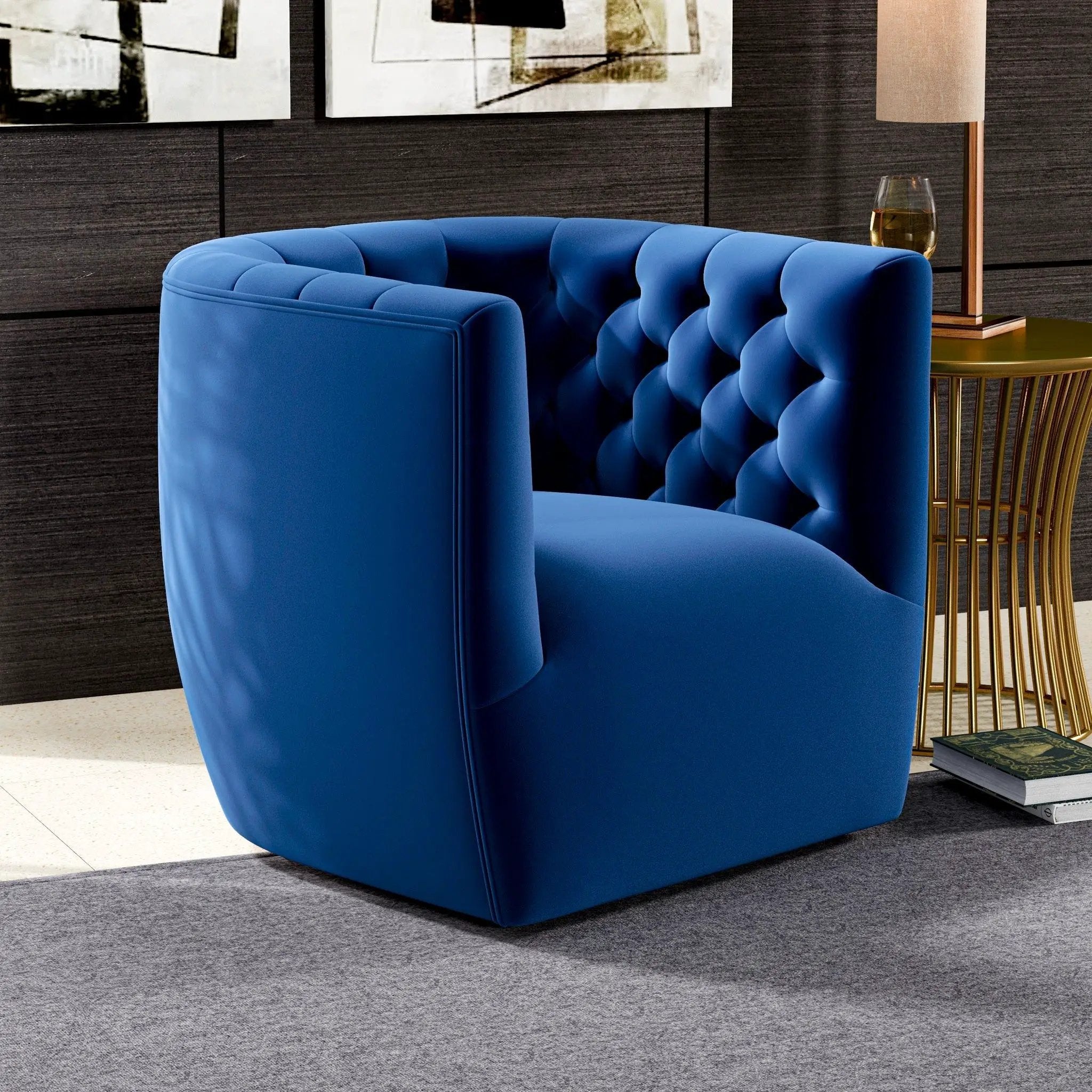 Delaney - Ergonomic Design Swivel Chair by HouseOfZazla