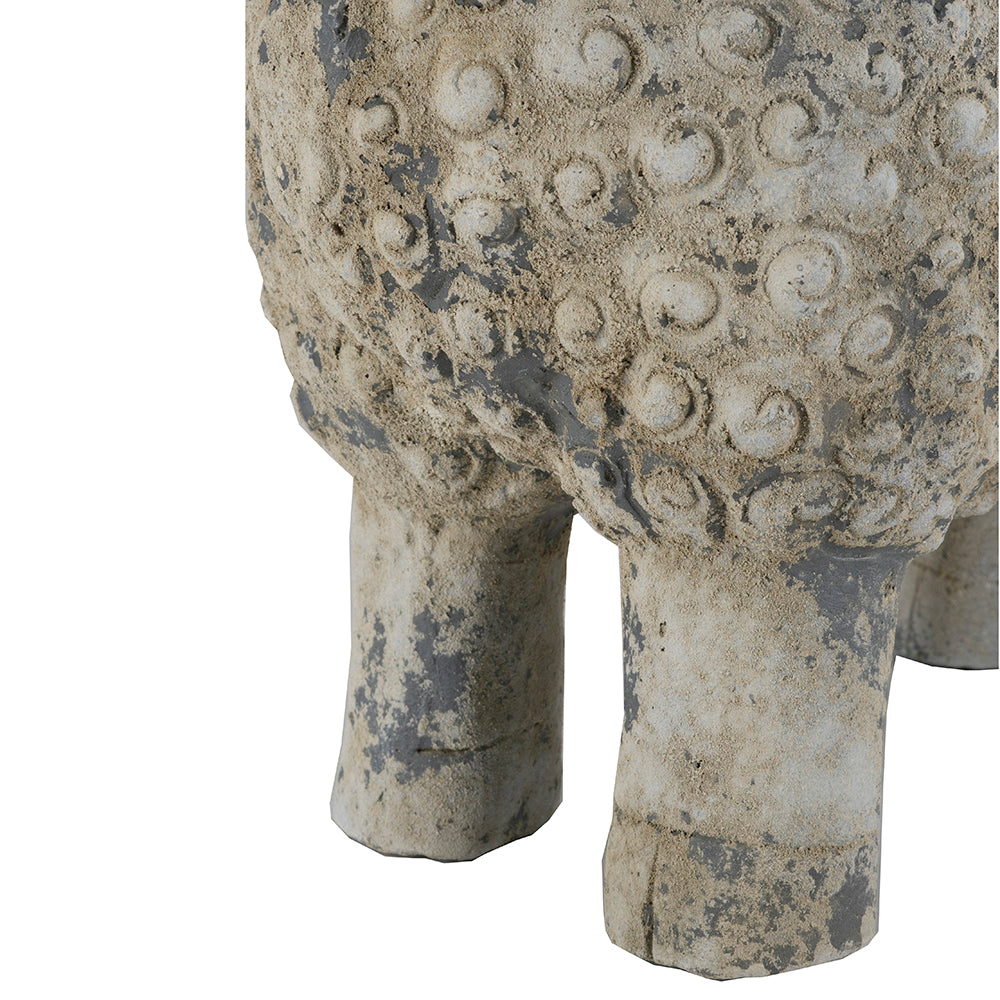 18.1x9.6x13.8" Magnesium Sheep Figurine with Weathered, photo 7 of 10