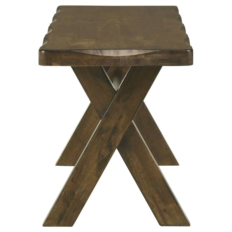 Alston 47-inch Solid Wood Dining Bench Knotty Nutmeg by Unique Piece Furniture