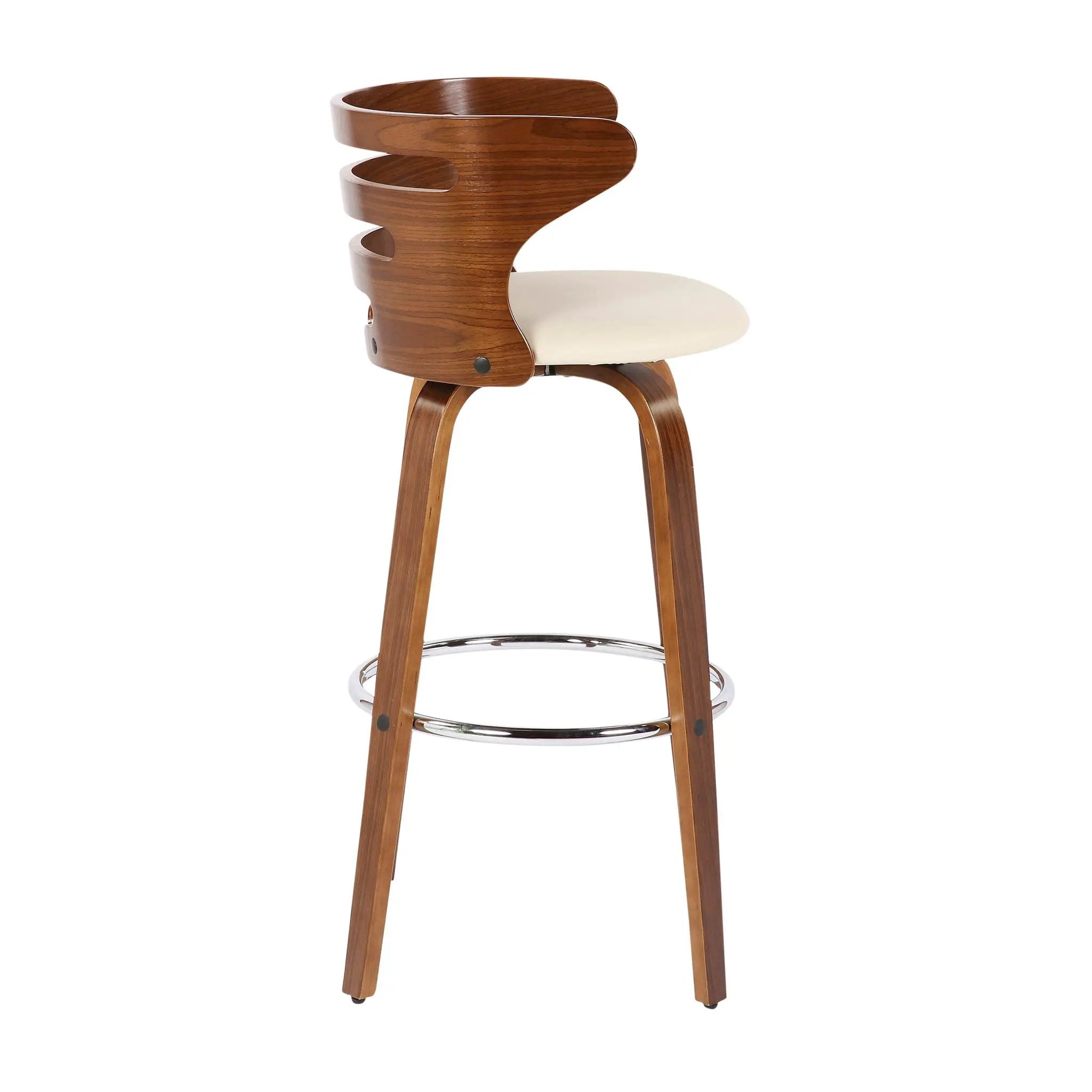 Cosini - Mid Century Modern Fixed Height Barstool With Swivel (Set of 2) by Unique Piece Furniture