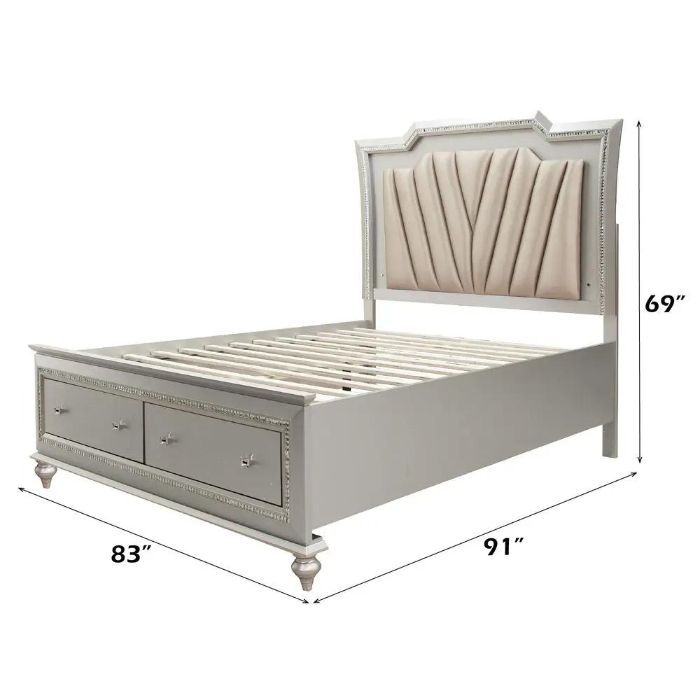 Kaitlyn - Bed (LED HB) by Unique Piece Furniture
