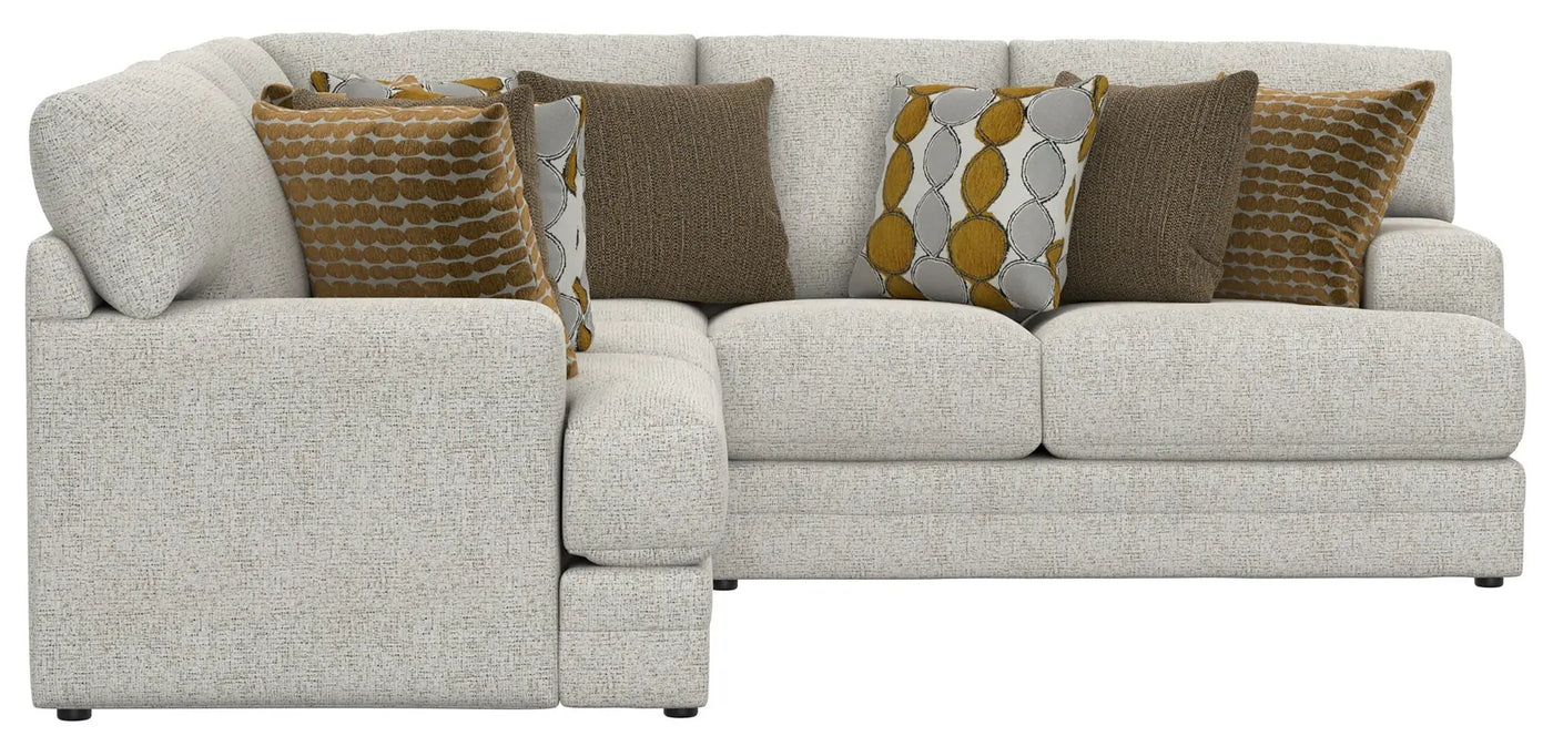 Tori - Sectional With Comfort Coil Seating And Accent Pillows Included by Unique Piece Furniture