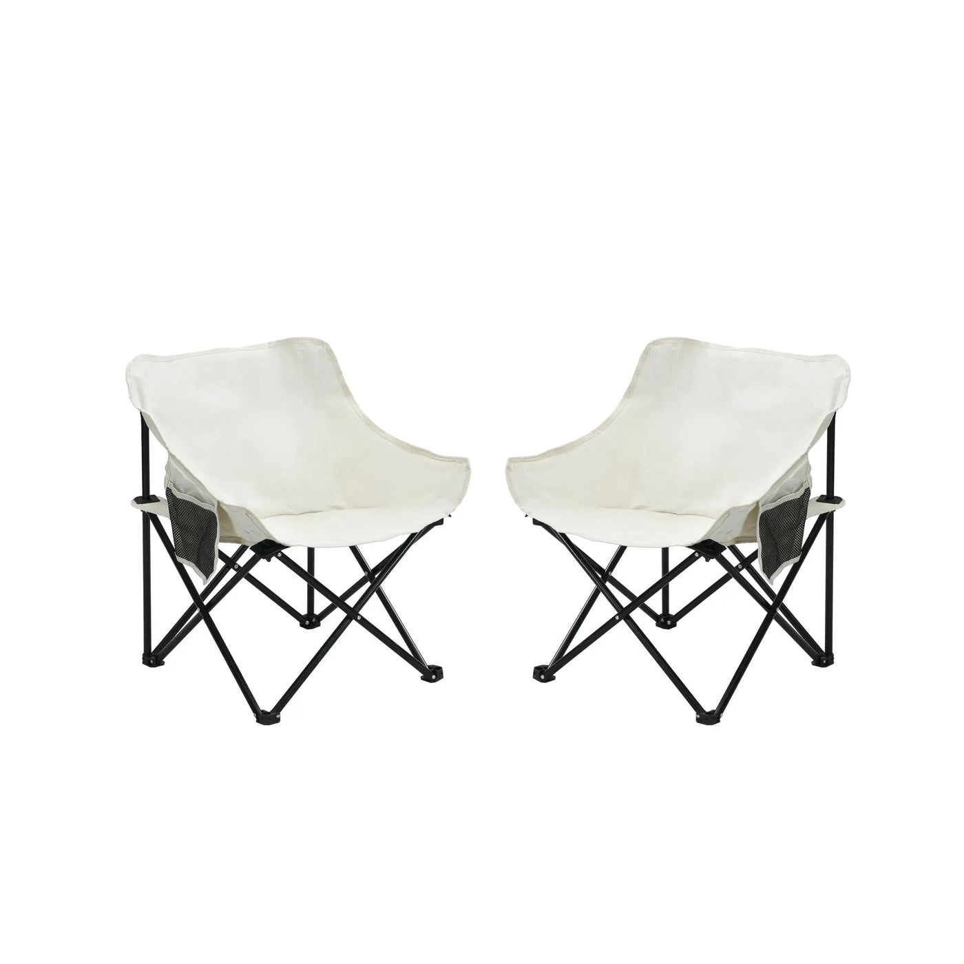 Portable Folding Camping Chairs With Carry Bag (Set of 2) by HouseOfZazla