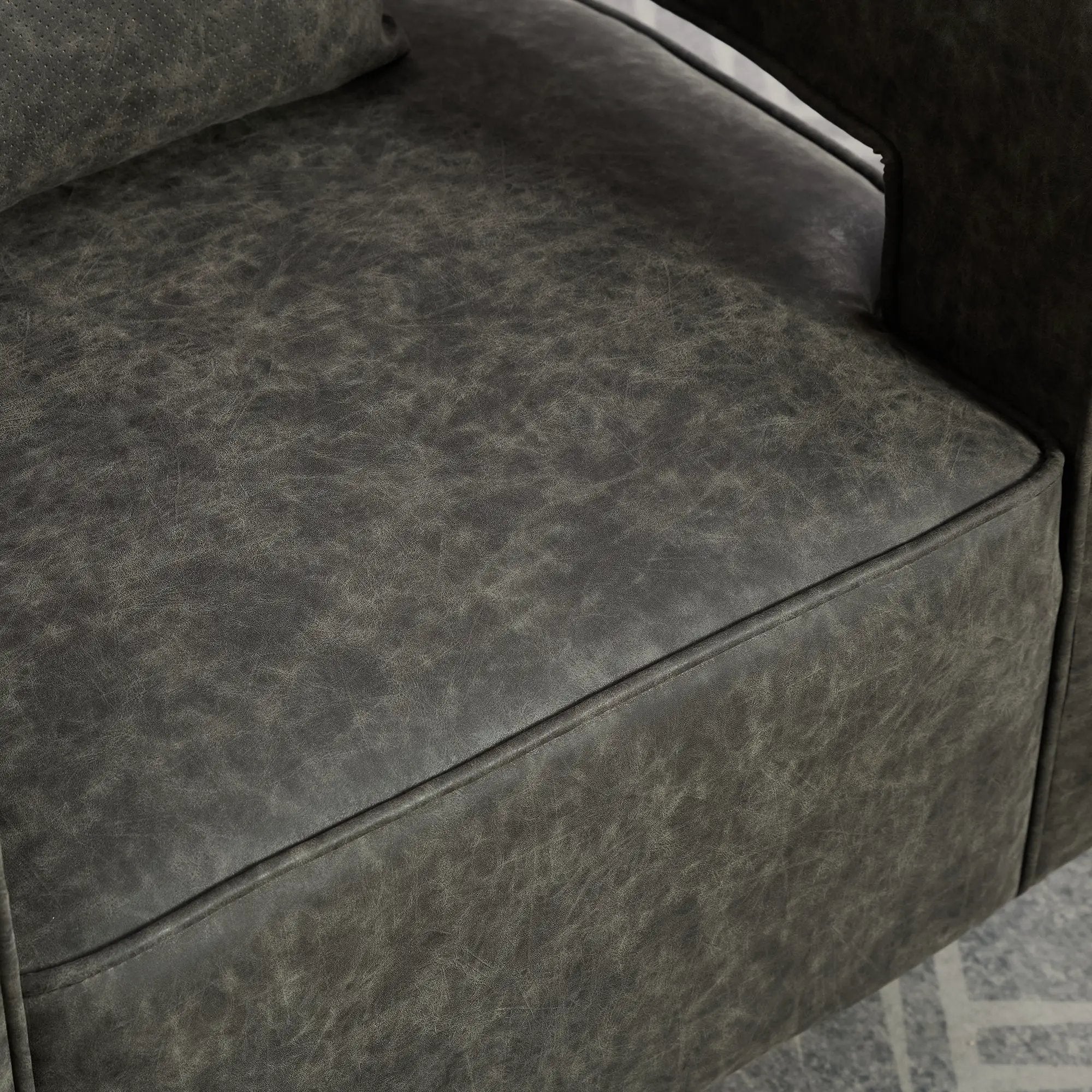 29.1"W Swivel Accent Open Back Barrel Chair by HouseOfZazla
