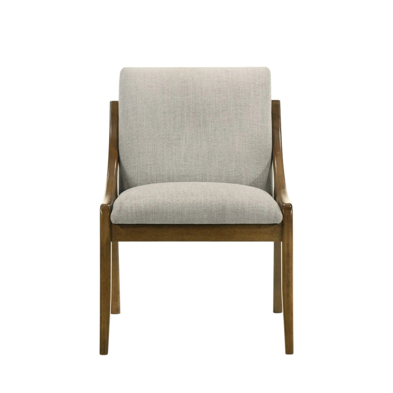 Danzel - Side Chair (Set of 2) - Gray / Oak by HouseOfZazla
