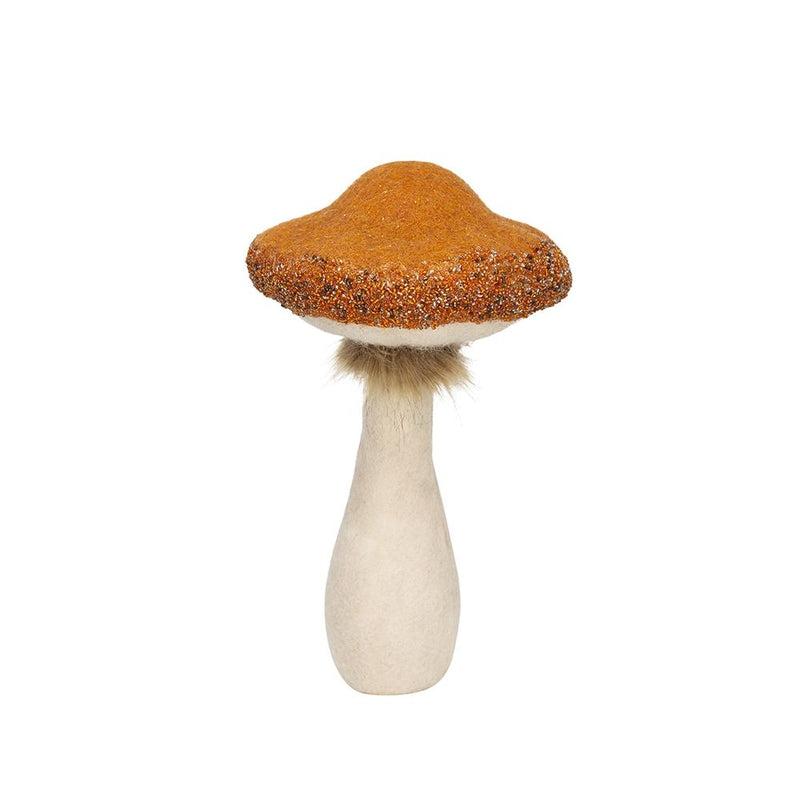 Mushroom Holiday Ornament Set (Beige / Orange), photo 7 of 11
