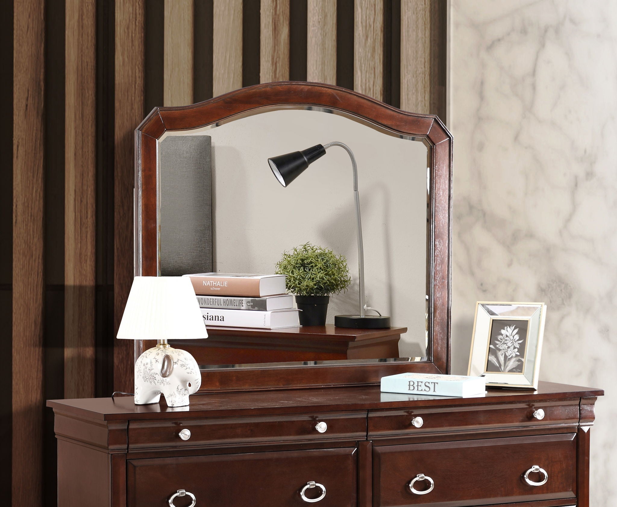 Triton - Mirror - Cappuccino by Unique Piece Furniture
