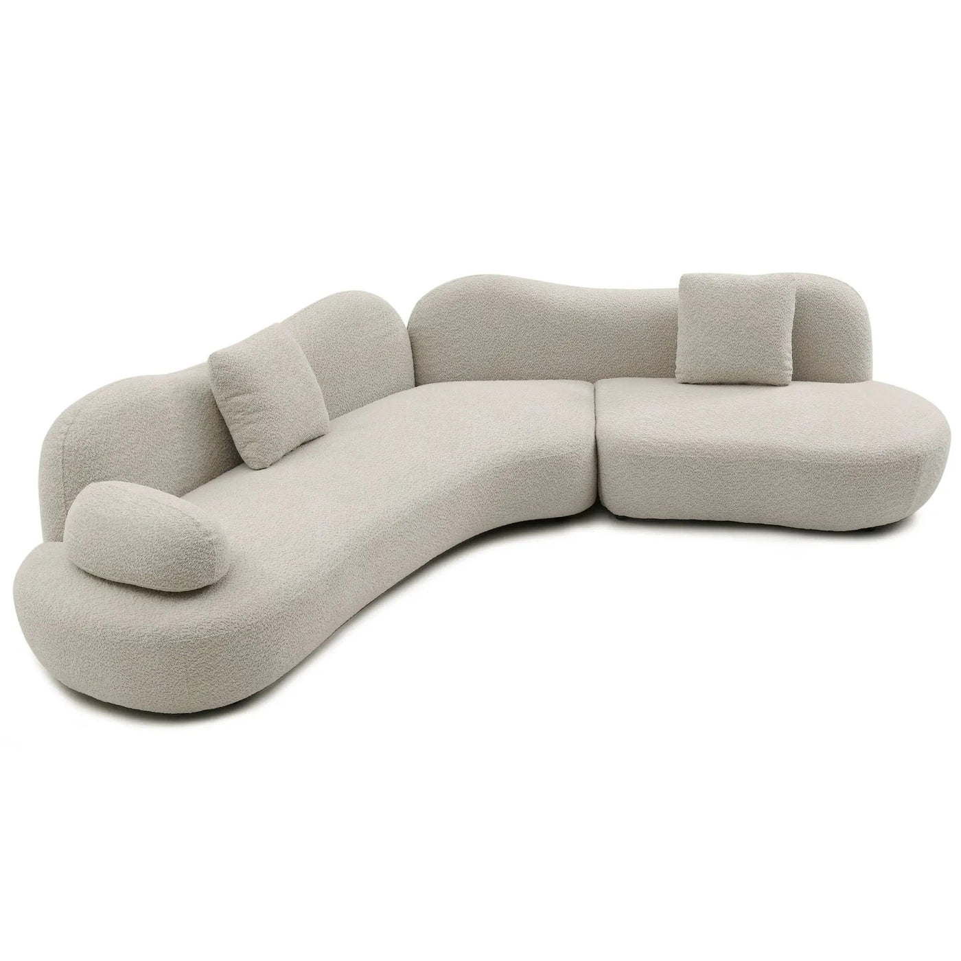 Modern Curved Modular 5 Seater Sofa by HouseOfZazla