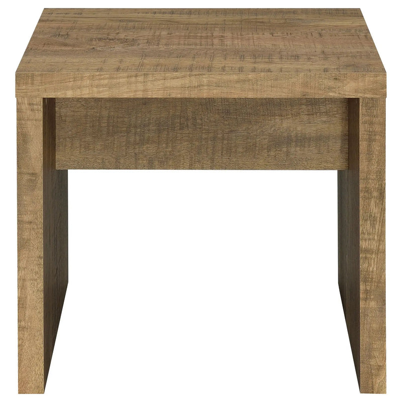 Lynette Square Engineered Wood End Table Mango by Unique Piece Furniture