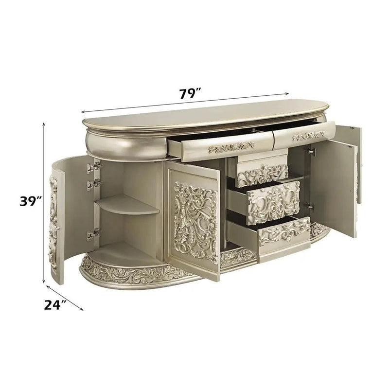 Sorina - Dresser - Antique Gold by Unique Piece Furniture