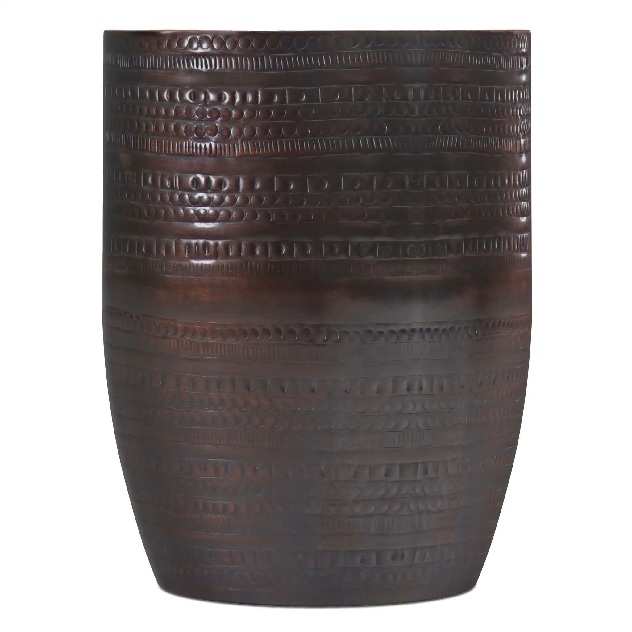 Johnsen - Handcrafted Large Metal Accent Table