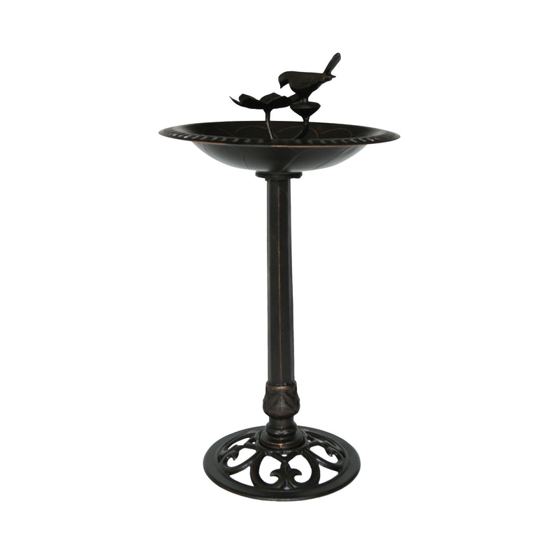 Outdoor Aluminum and Iron Bird Bath by HouseOfZazla