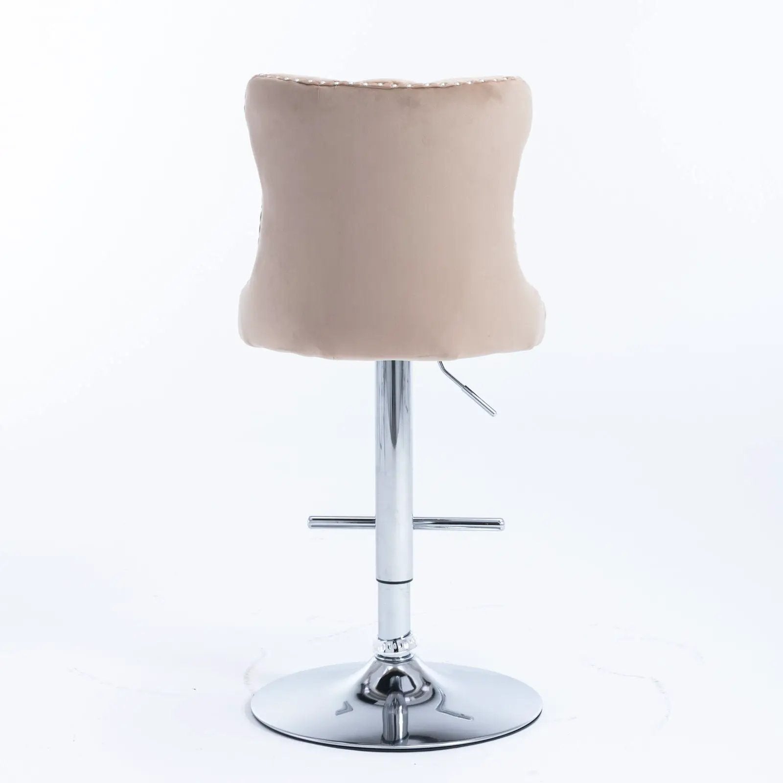 Swivel Barstools Adjusatble Seat Height From 25-33", Modern Upholstered Base Bar Stools With Backs Comfortable Tufted For Home Pub And Kitchen Island (Set of 2) by Unique Piece Furniture