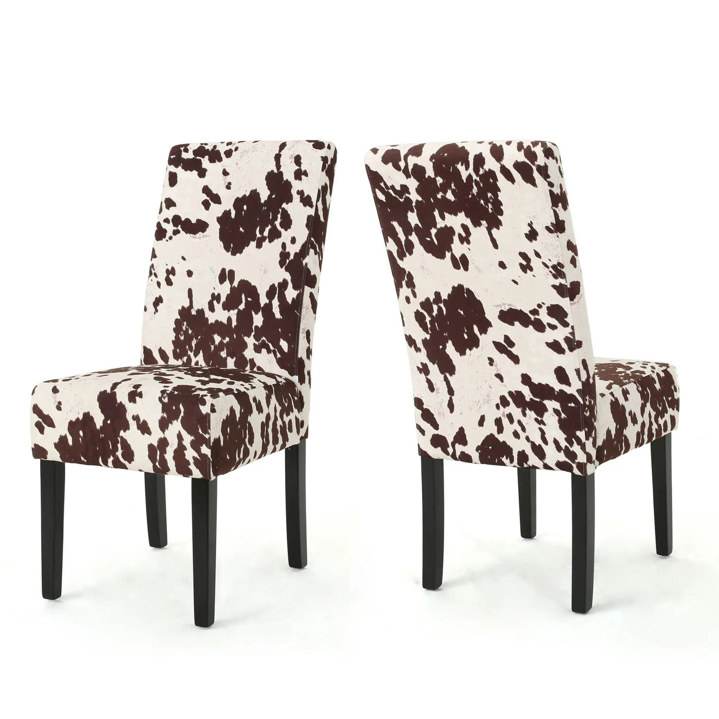 Contemporary Dining Chair With Rubberwood Legs (Set of 2) by HouseOfZazla
