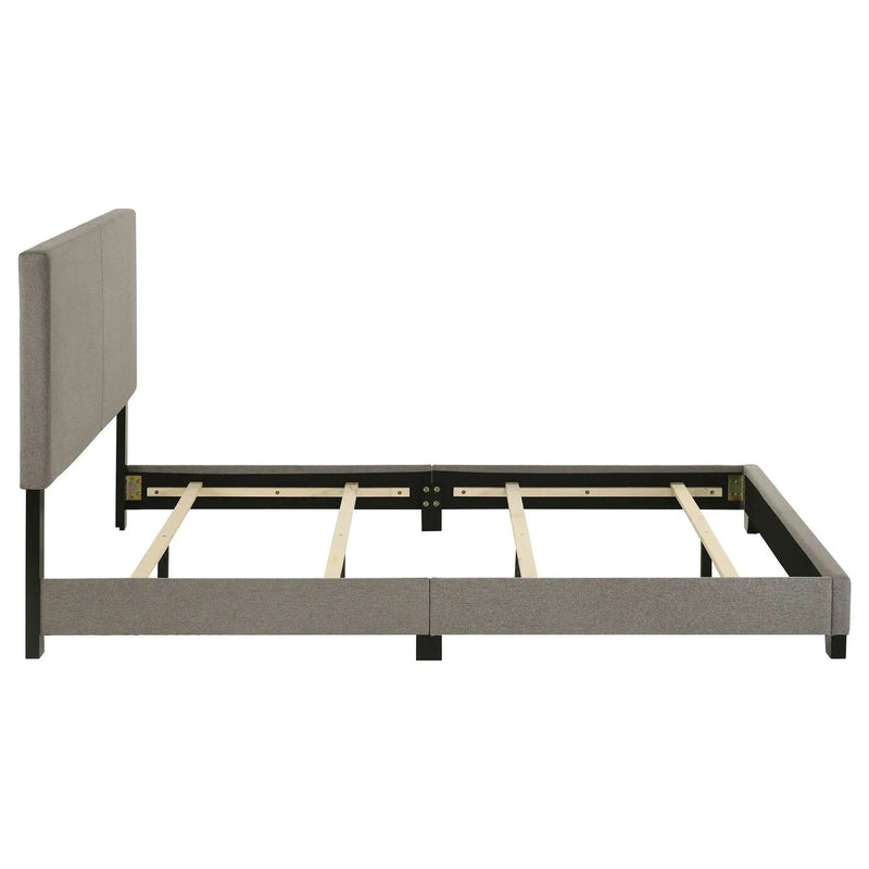 Dorian Fabric Upholstered Queen Panel Bed Taupe by Unique Piece Furniture