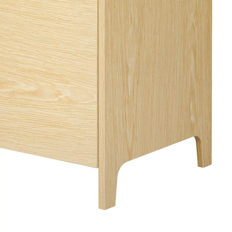 Furniture Style Multi Use Natural Cat Litter Box House With Flip Down Door - Natural by HouseOfZazla