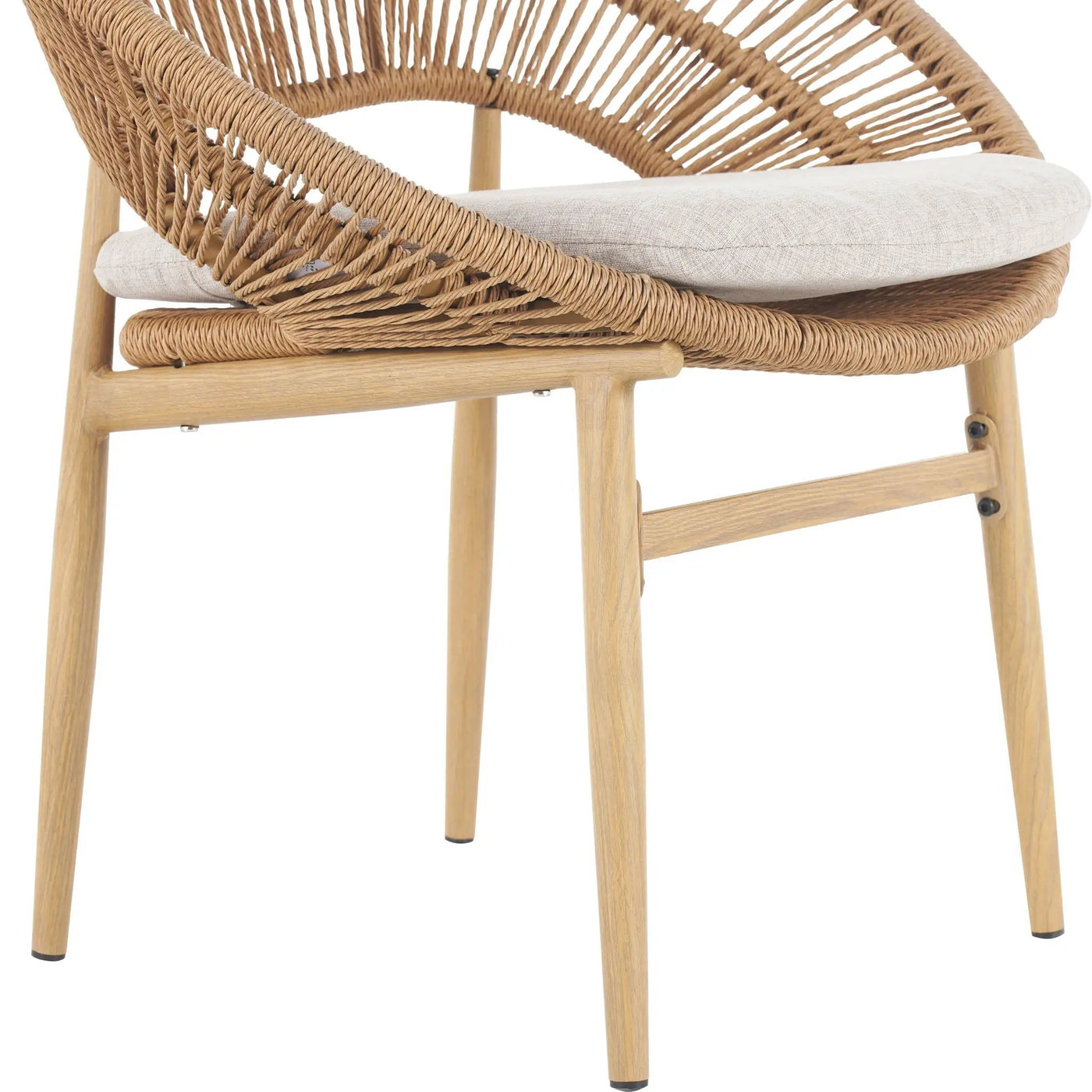 Cyril - Outdoor Papasan Style Dining Chair (Set of 2) by HouseOfZazla