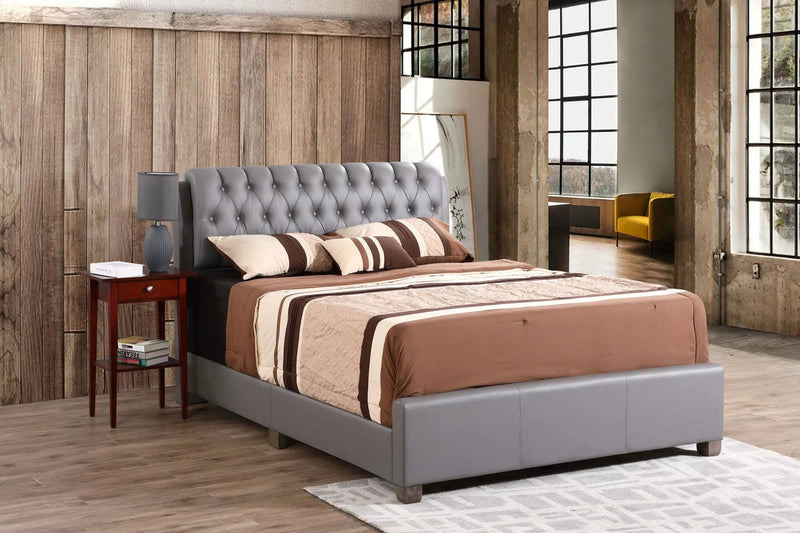 Tufted Upholstered Bed by Unique Piece Furniture
