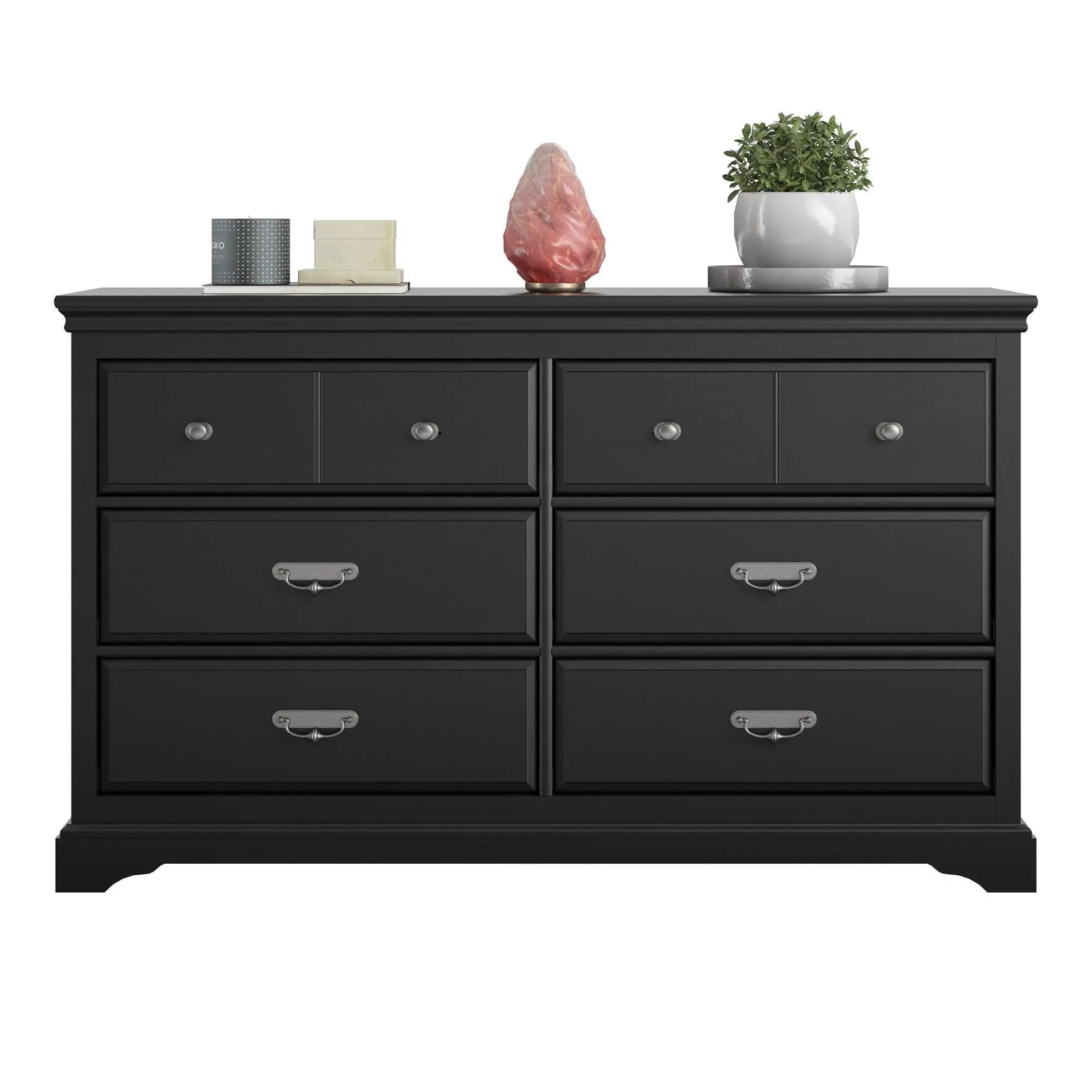 Bristol - 6 Drawer Dresser - Black by Unique Piece Furniture