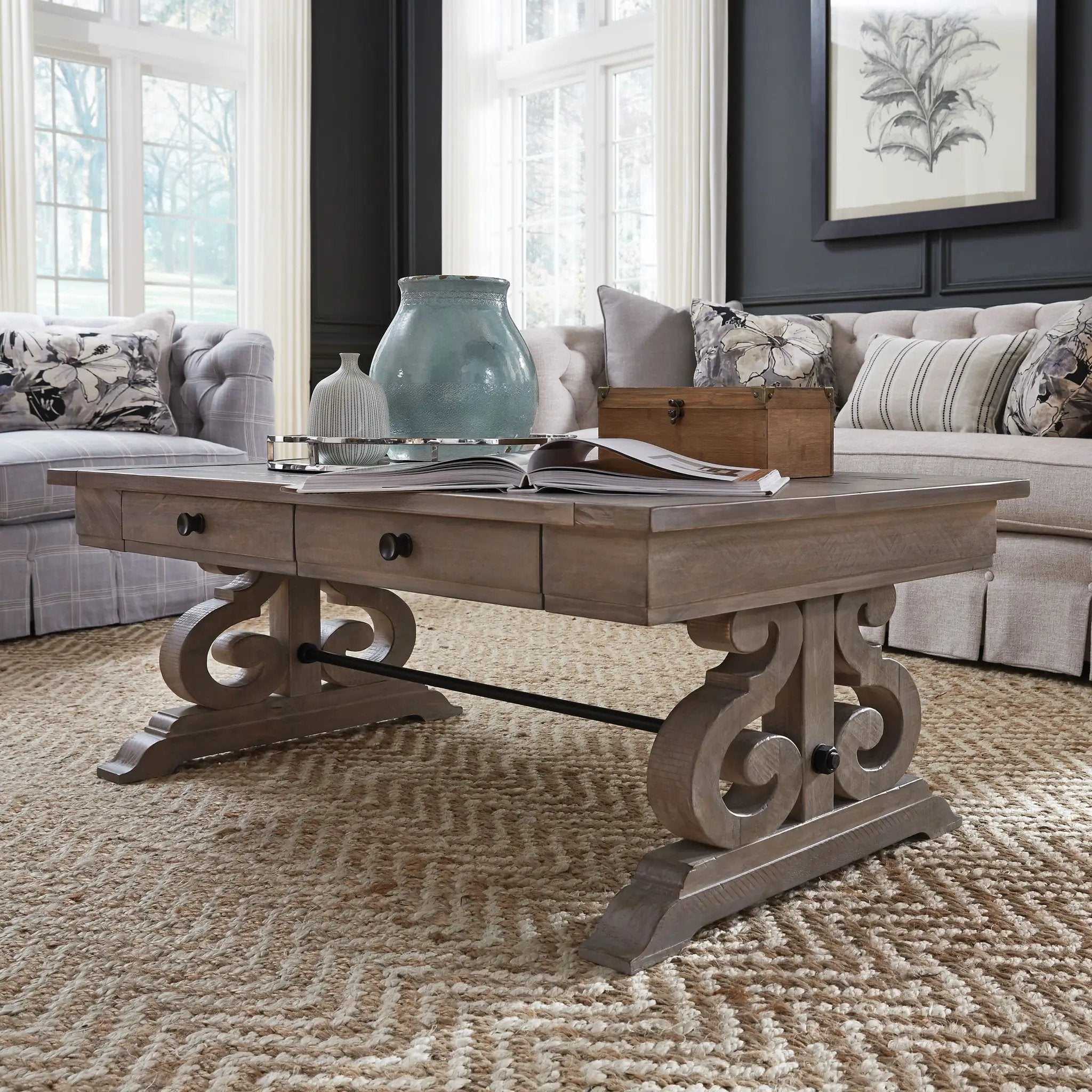 Tinley Park - Rectangular Cocktail Table - Dove Tail Gray by Unique Piece Furniture