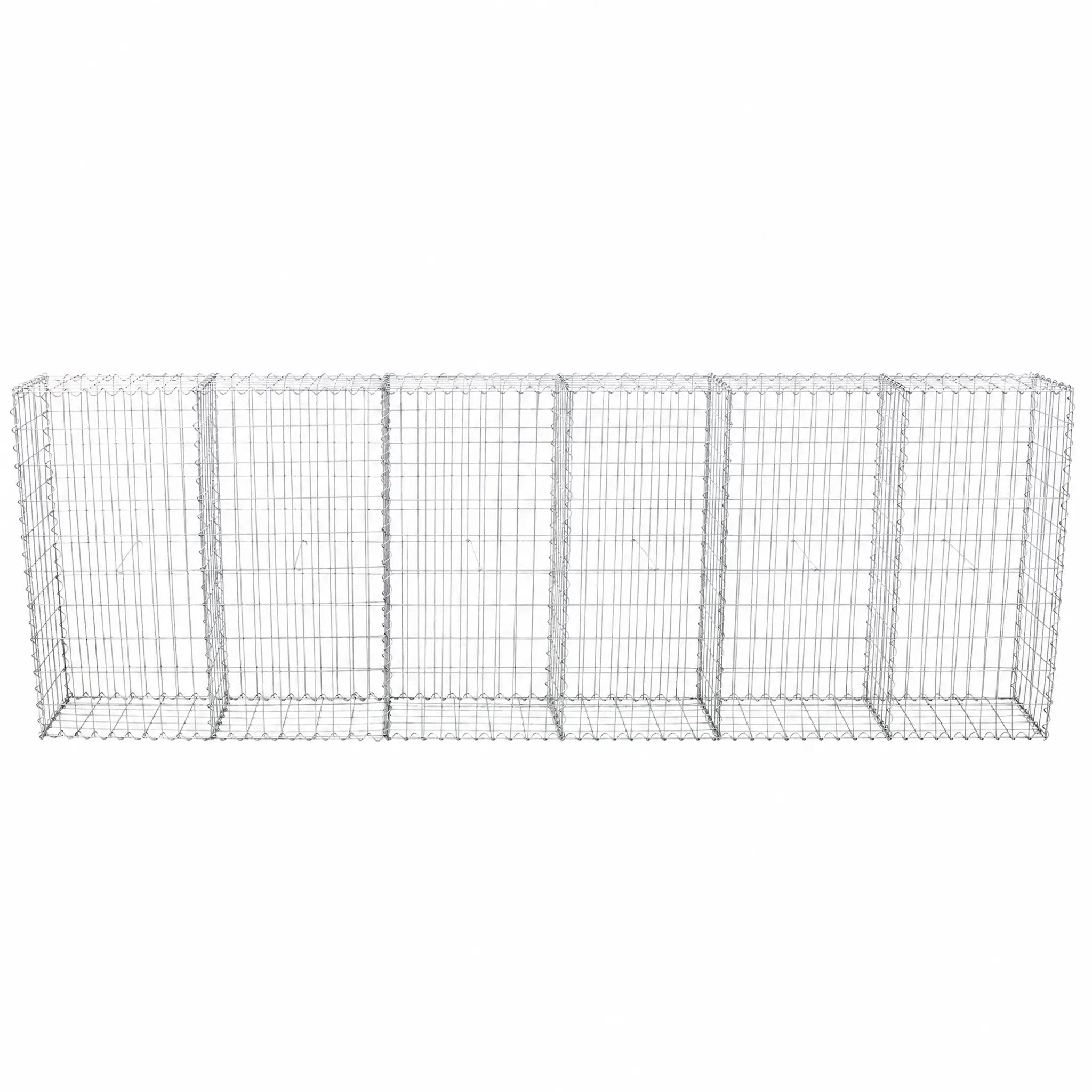 Galvanized Steel Gabion Basket with Dividers by HouseOfZazla