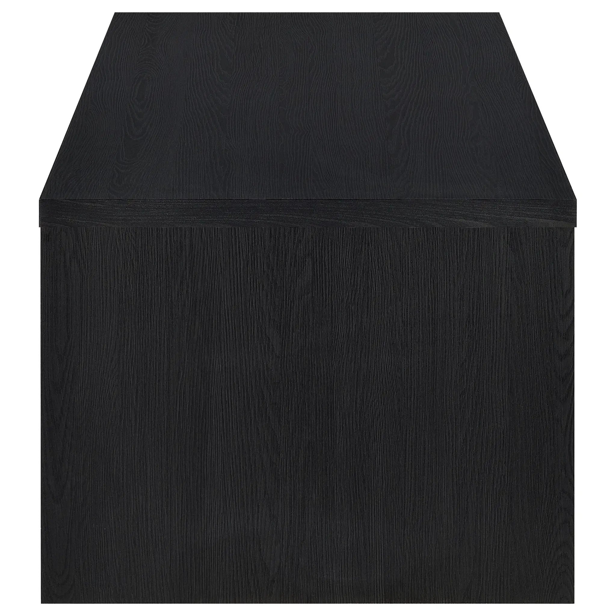Canyon - Lift Top Table With Dual Drawers Storage Solution - Black