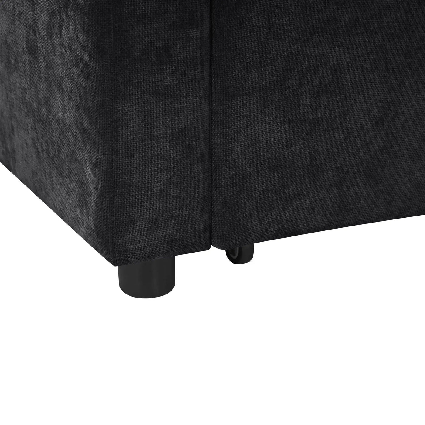 Modern L Shaped Sectional Sofa Bed With Hidden Storage Upholstery by HouseOfZazla