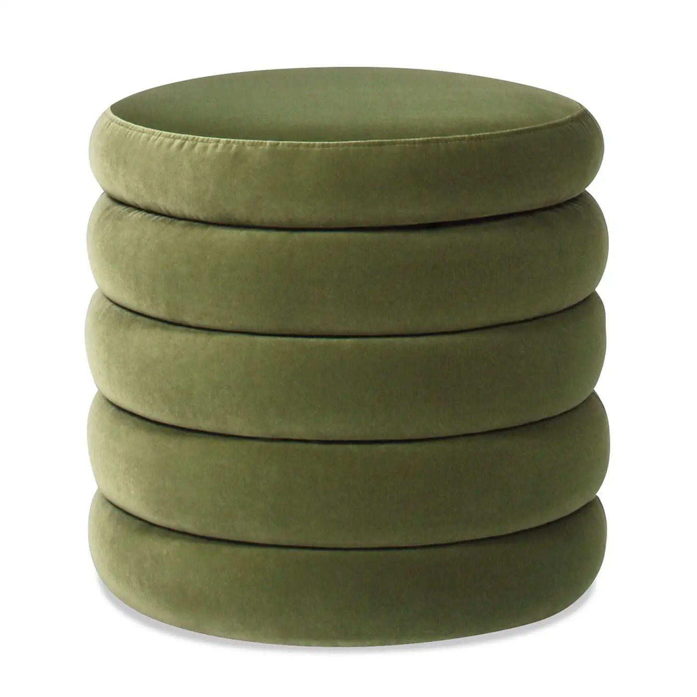 Fuji - Oversized Round Storage Ottoman by HouseOfZazla