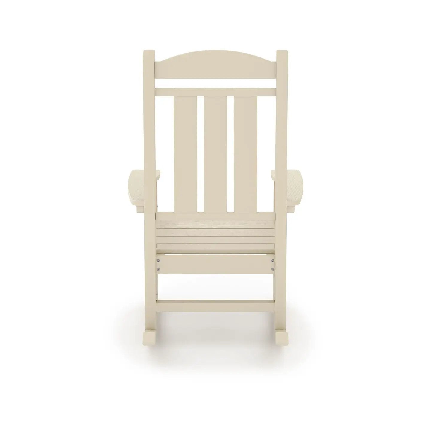 Traditional Porch Rocker Classic HDPE Poly Lumber For Porch, Patio, And Garden Comfort by HouseOfZazla