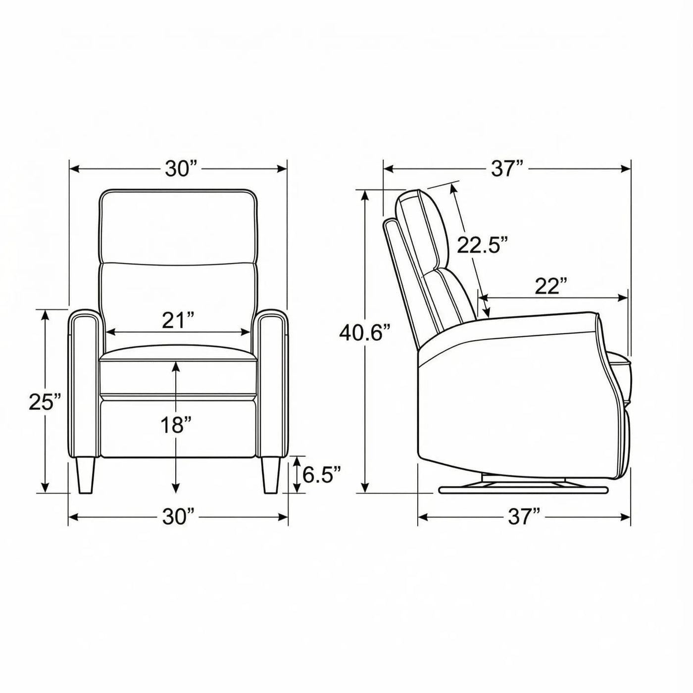 Swivel Gliding Recliner by Unique Piece Furniture