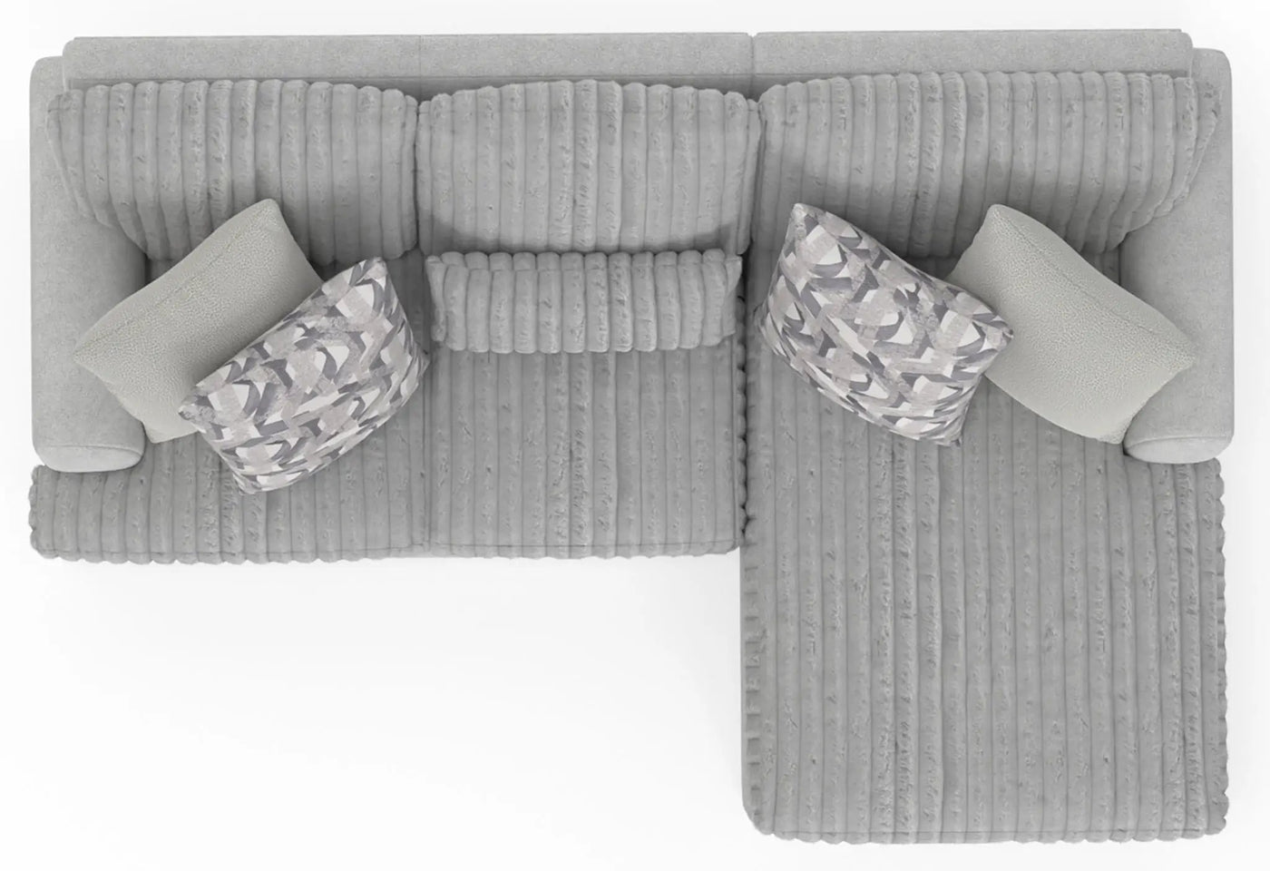 Titan - Sectional With Comfort Coil Seating And Accent Pillows Included by Unique Piece Furniture