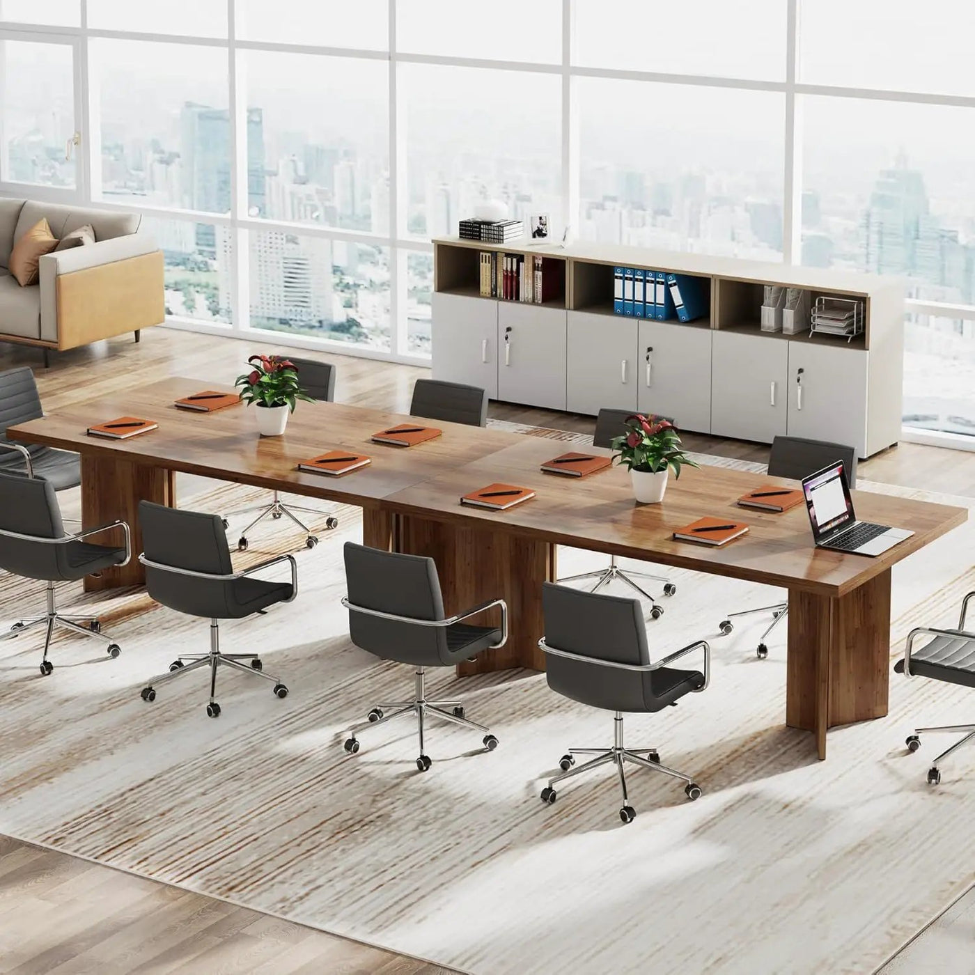 Executive Desk, Vintage Computer Workstation With Thickened Tabletop by HouseOfZazla