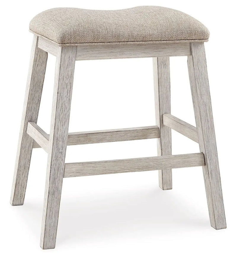 Skempton - Upholstered Stool (Set of 2) - White by Unique Piece Furniture