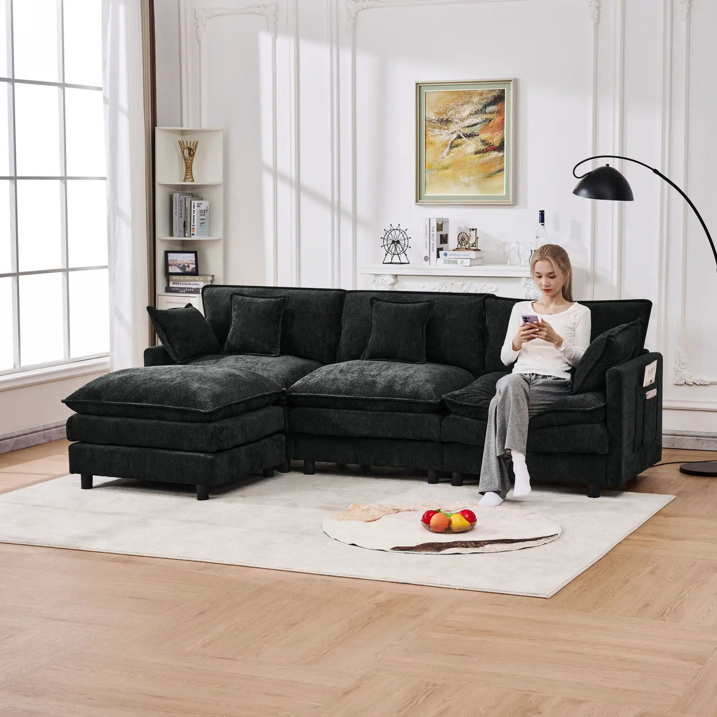 Sofa With Modular Design by HouseOfZazla