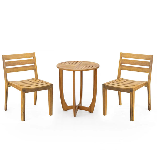 Outdoor 3 Pieces Dining Set - Teak