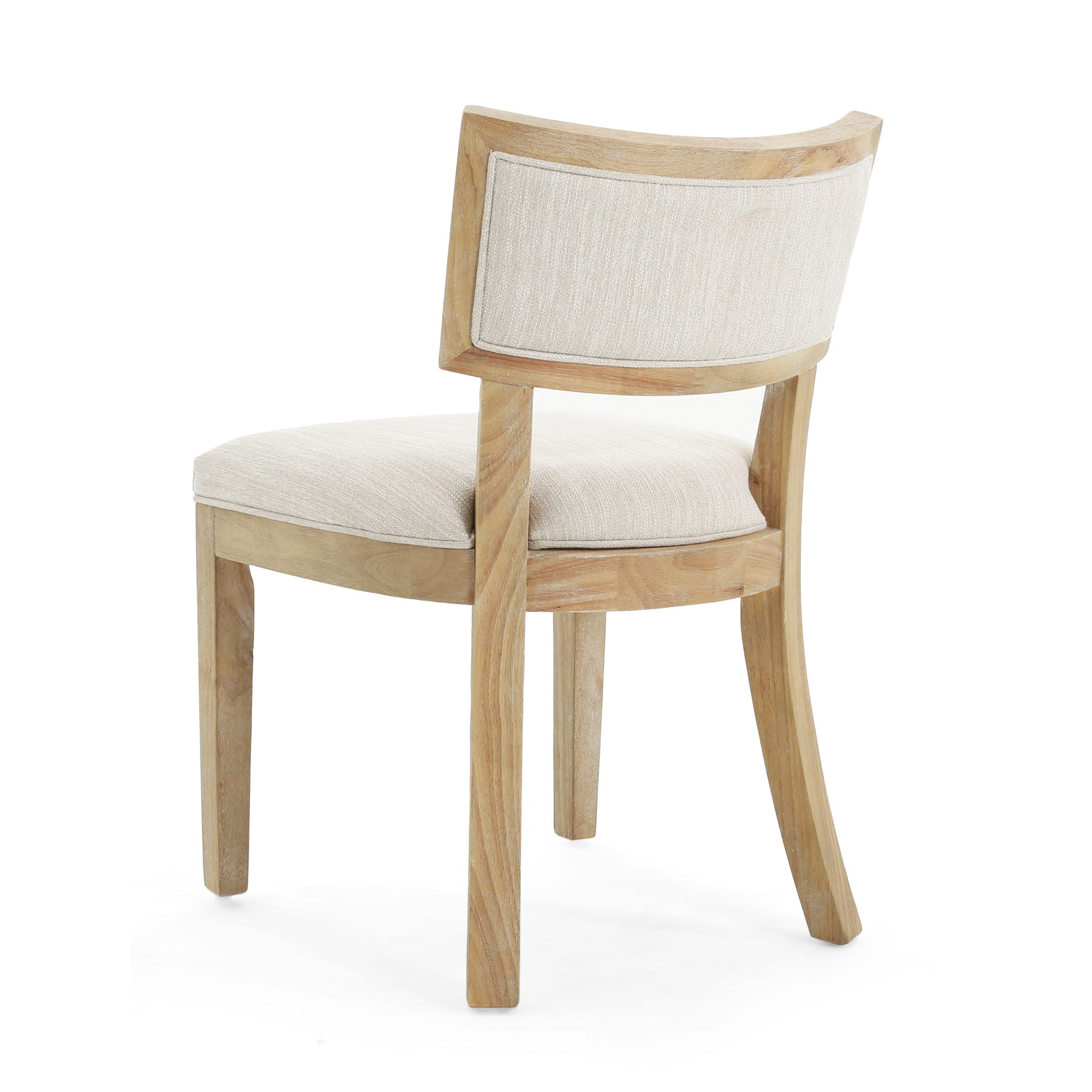 Farmhouse Style Fabric Upholstered Side Dining Chair Set by HouseOfZazla
